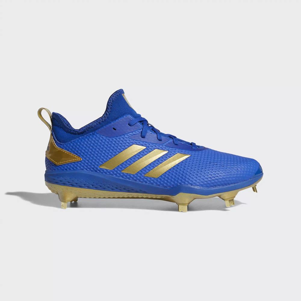 Adidas Adizero Afterburner V Spikes De Beisbol Azules Para Hombre (MX-47007)